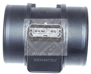 42303 Mapco sensor de fluxo (consumo de ar, medidor de consumo M.A.F. - (Mass Airflow))