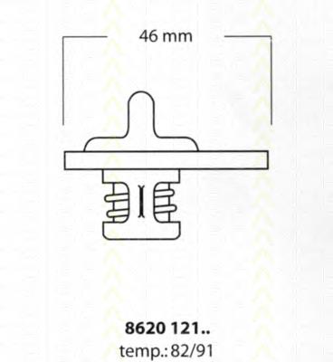 Termostato 862012182 Triscan