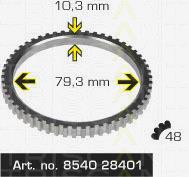 Купить 270335 Maxgear Кольцо АБС (ABS)