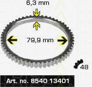 Купить 854013401 Triscan Кольцо АБС (ABS)
