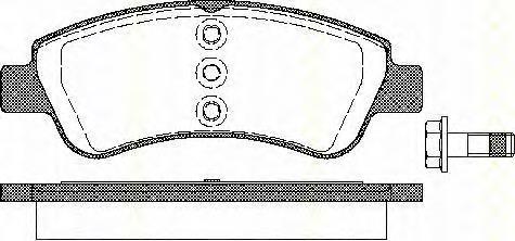 Sapatas do freio dianteiras de disco para Citroen C-Elysee 