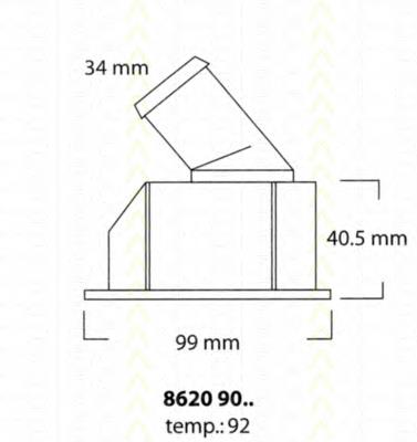 86209092 Triscan termostato