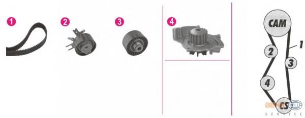 Correia do mecanismo de distribuição de gás, kit BGA TB1404CPK preço, a partir de 116,93 USD