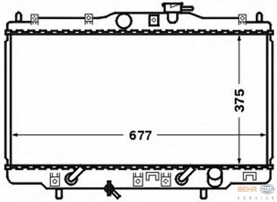 Радиатор 8MK376768251 HELLA
