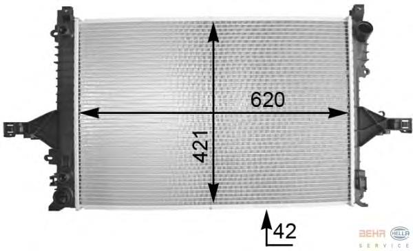 Radiador de esfriamento de motor Polcar 9080083 preço, a partir de 141,99 USD