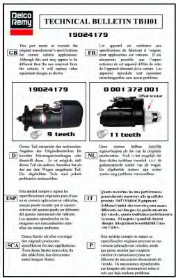 DRS3720 Delco Remy Стартер автомобиля