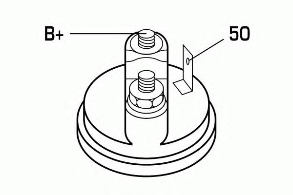 Motor de arranco 8EA015642171 HELLA