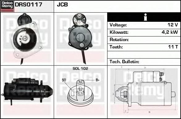 Motor de arranco AZF4224 Mahle Original