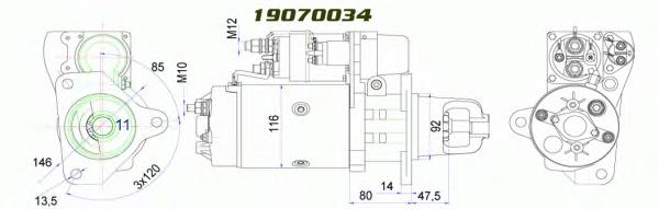 Стартер 19070034 Delco Remy