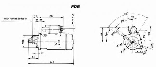 Motor de arranco S9050 As-pl