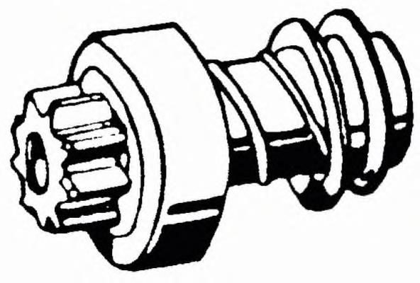 Roda-livre do motor de arranco SD9107 As-pl