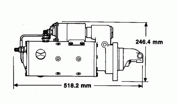 1990275 Delco Remy motor de arranco