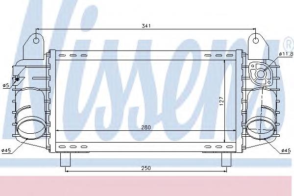 96793 Nissens radiador de intercooler