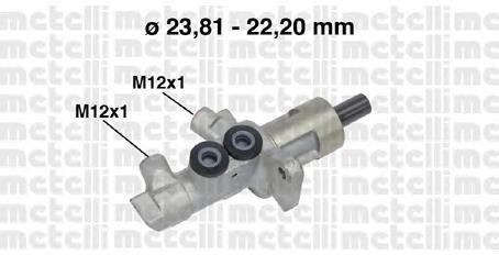 Цилиндр тормозной главный 050548 Metelli