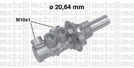 Цилиндр тормозной главный 050691 Metelli