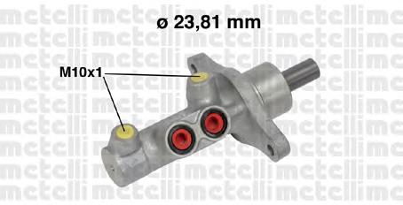 Цилиндр тормозной главный 050705 Metelli