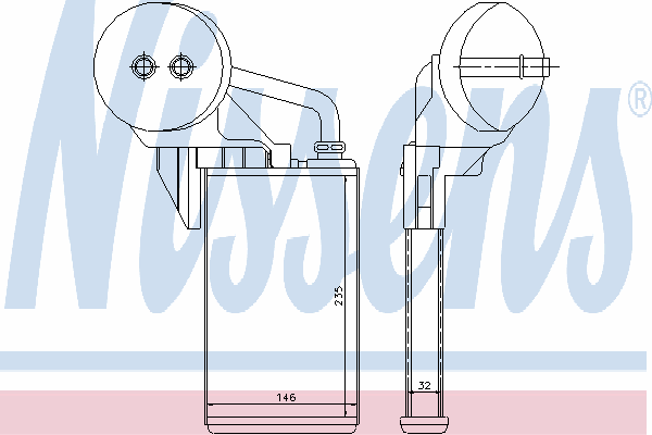 56N162 FPS radiador de forno (de aquecedor)