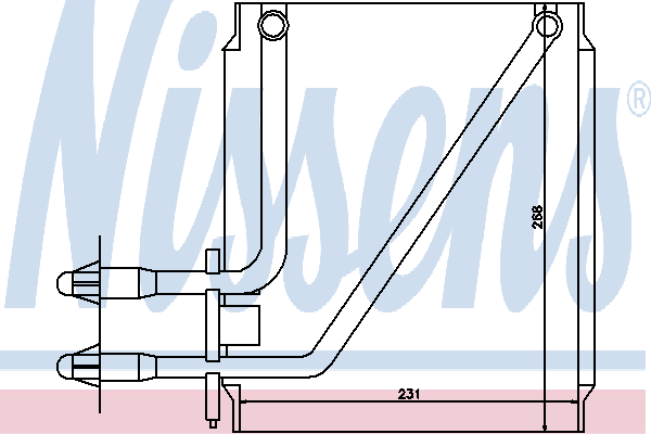 Vaporizador de aparelho de ar condicionado para Ford Maverick (1N2)