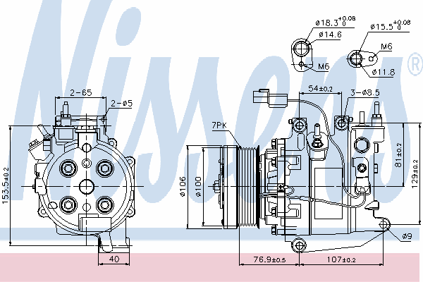 38810RNAA02 Honda compressor de aparelho de ar condicionado