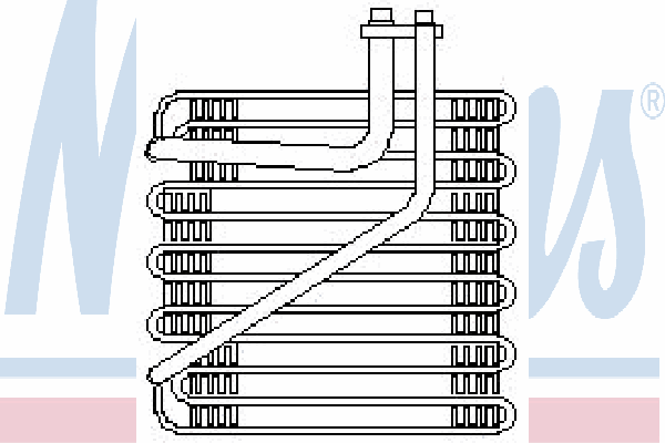 92138 Nissens vaporizador de aparelho de ar condicionado