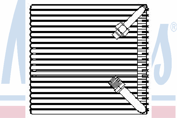 Испаритель кондиционера 92103 Nissens