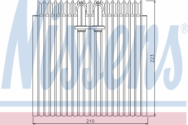 92072 Nissens vaporizador de aparelho de ar condicionado