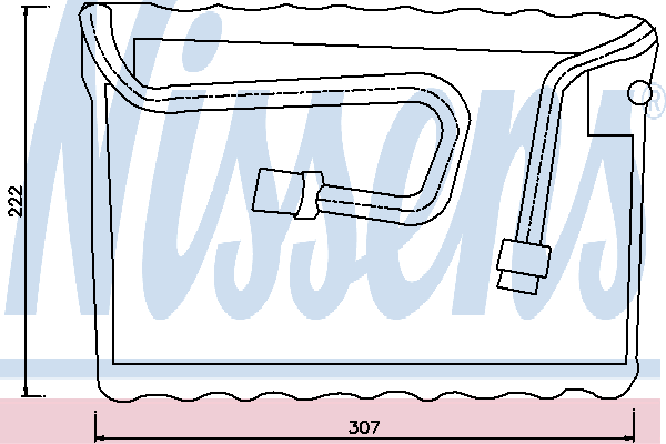 92239 Nissens vaporizador de aparelho de ar condicionado