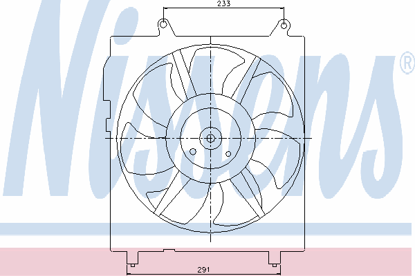 620523 Dorman difusor do radiador de esfriamento, montado com motor e roda de aletas