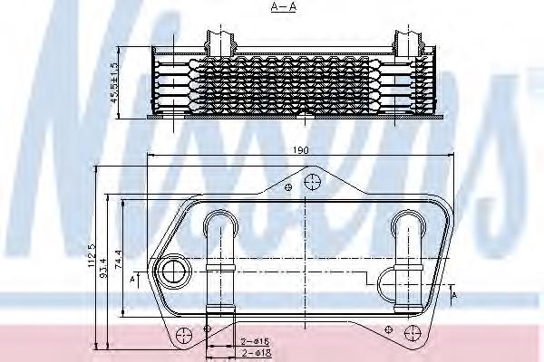 Radiador de esfriamento, Caixa Automática de Mudança para VOLKSWAGEN Passat (A32, A33)