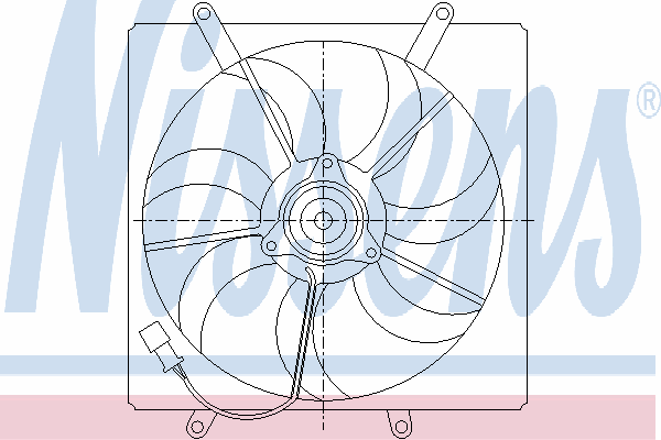 Motor de ventilador do sistema de esfriamento 85014 Nissens