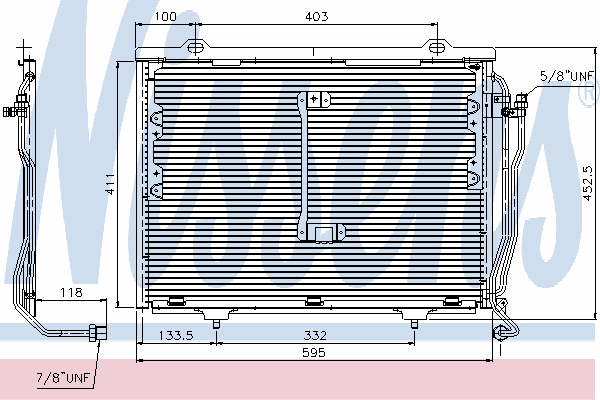 94426 Nissens radiador de aparelho de ar condicionado