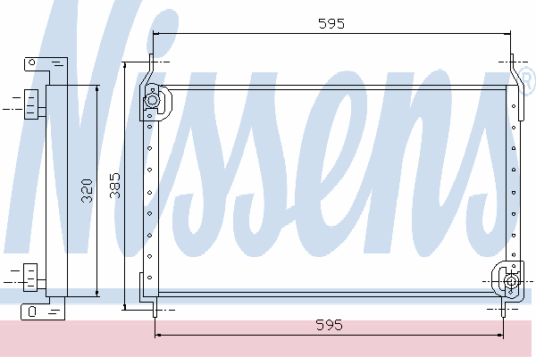 94530 Nissens radiador de aparelho de ar condicionado