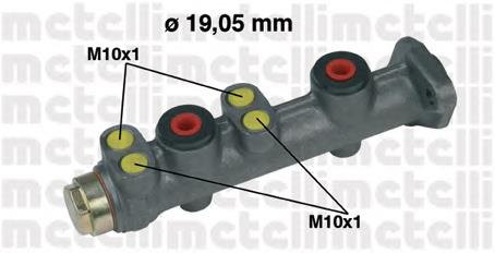 Купить 050150 Metelli Главный тормозной цилиндр