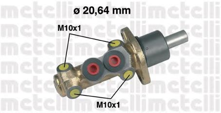 05-0142 Metelli cilindro mestre do freio