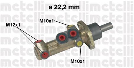 Цилиндр тормозной главный 050417 Metelli