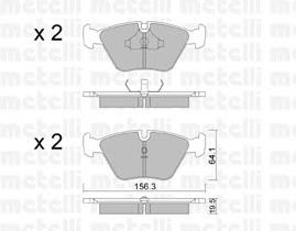 Колодки Metelli 2201220 цена, от 19.11 USD