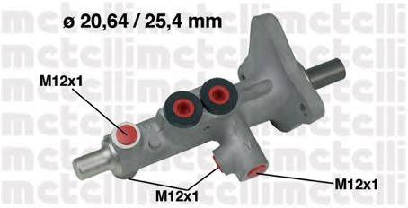 Цилиндр главный тормоза (гидротормозов) Metelli 050628 цена, от 28.22 USD