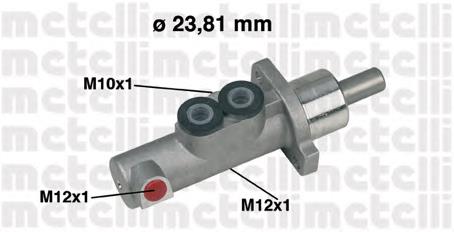 Цилиндр главный тормоза (гидротормозов) Metelli 050441 цена, от 63.17 USD