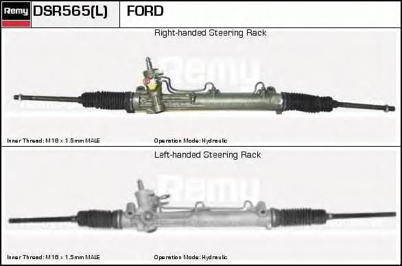 DSR565L Delco Remy cremalheira da direção