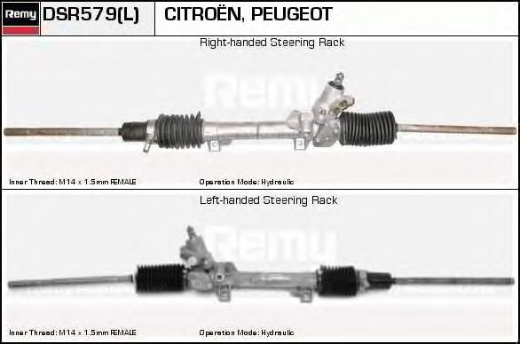 DSR579L Delco Remy cremalheira da direção