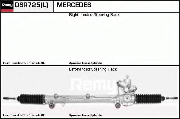 DSR725L Delco Remy cremalheira da direção