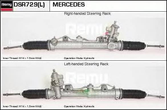 DSR729L Delco Remy cremalheira da direção