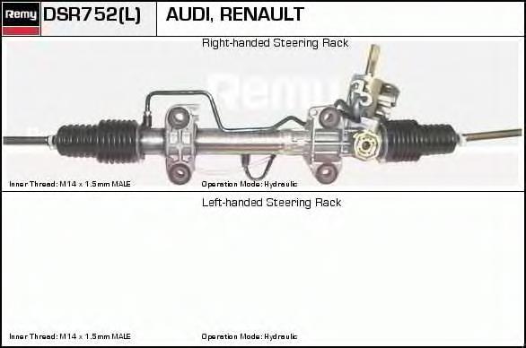 DSR752L Delco Remy cremalheira da direção