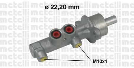 Цилиндр главный тормоза (гидротормозов) Metelli 050538 цена, от 64.80 USD