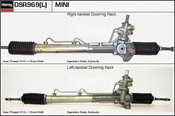 DSR969L Delco Remy cremalheira da direção