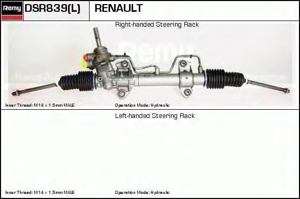 DSR839L Delco Remy cremalheira da direção