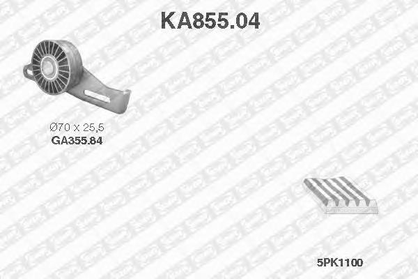 7701477522 Lada correia dos conjuntos de transmissão, kit