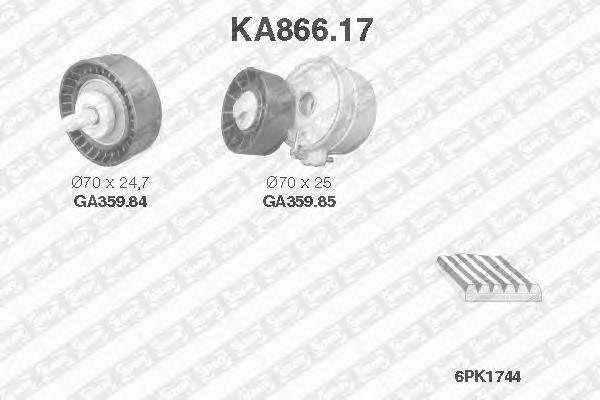 K066PK1740 Gates correia dos conjuntos de transmissão, kit