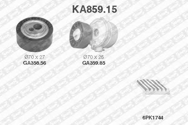 Correia dos conjuntos de transmissão, kit KA85915 SNR