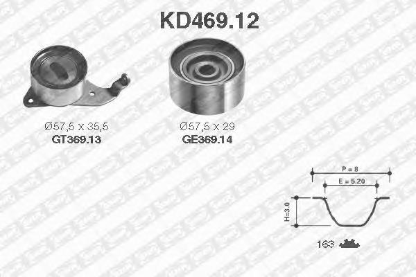 KD469.12 SNR комплект грм